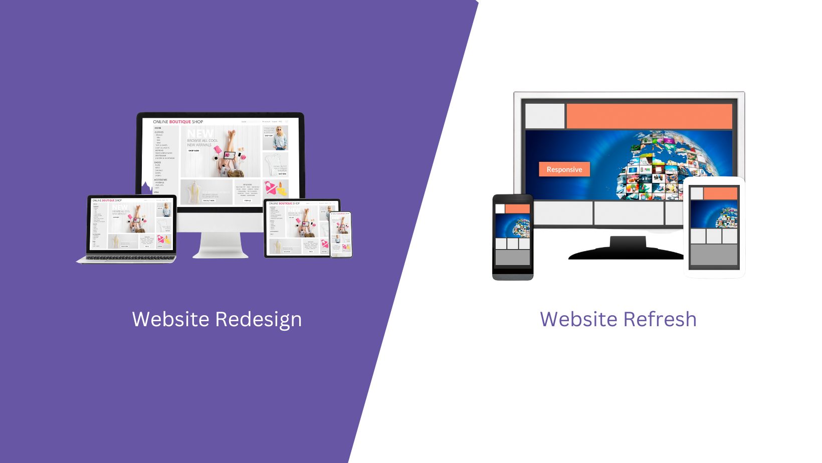 Website Redesign or Refresh: Which is Best for a Business?