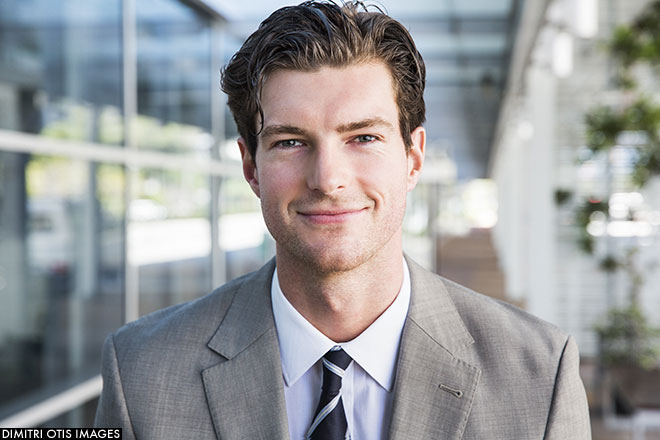 young professional man portrait